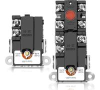 Lot de 2 thermostats électriques EWH-00 pour chauffe-eau électrique à double élément pour KENMORE pour GE Kit de remplacement complet