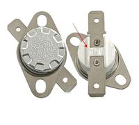 Lot de 2 thermostats KSD302/KSD301 en céramique 160 C 180 C 190 C 200 C 220 C 240 C 260 C 280 C 350 degrés 10 A250 V Normalement fermé (290C-céramique-NC)
