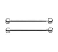 Lot de 2 tiges à vis pour bracelet de montre - Fermoir à épingle à friction - Accessoire de réparation pour montre 16/18/20/22 mm, 16 mm, 18 mm, 20 mm, 22 mm - Kit de barrettes à ressort pour montre