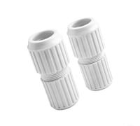 Lot de 2 tiges de connexion à came blanches pour piscine, utilisation télescopique, ensemble de joints fiables pour un réglage facile