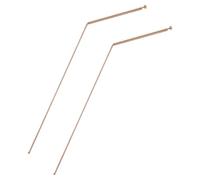 Lot de 2 tiges de radiesthésie en cuivre à 99,9 %, tiges de détection de | Trouver, prospection d'or et chasse au trésor, pour perles plates et rondes outils de divination