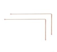 Lot de 2 tiges de sonde en cuivre pour découverte d'eau et de minéraux 99 % cuivre