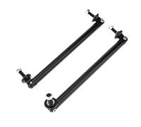 Lot de 2 tiges de support pour diffuseur de pare-chocs avant de 11,4 à 20,3 cm, noir, 200 mm