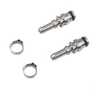 Lot de 2 tiges de tuyau mâle pour Karcher ForPuzzi 100 200 300 400 8/1 Pro, connecteur en acier inoxydable 304 partie 4.443-019.0