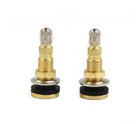 Lot de 2 tiges de valve en laiton pour pneus sans chambre à air sur tracteurs et camions TR618A