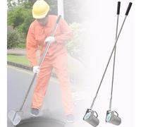 Lot de 2 tiges d'échantillonnage télescopiques pour la qualité de l'eau - En acier inoxydable - 500 ml - Réglable - Longueur : 1,5 m - 6 m - Pour un test précis de l'eau
