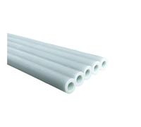 Lot de 2 tiges élastiques en fibre de verre (500 mm de longueur), tube rigide creux for l'aviation, les fusées et les applications haute pression.(4x2x500mm)