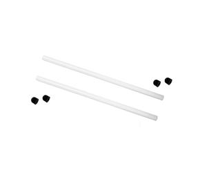 Lot de 2 tiges en céramique pour pompe à turbine Intex Pure Spa Hot Tub Fix E90 Diamètre d'erreur 0,3 cm pour modèle SSP-H-20-M & SB-20M 401M 403M (avec 4 capuchons)