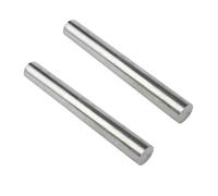 Lot de 2 tiges en titane TC4, diamètre 0,5 à 6 mm, longueur 500 mm, alliage métallique adapté à l'automobile et à l'industrie(Diameter 2.5mm)
