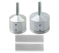 Lot de 2 tiges hexagonales pour brosse de plomberie, soudage, nettoyage en cuivre et 22 mm pour perceuse et nettoyeur de tuyaux en métal avec préparation de tuyaux interchangeables 15 mm (15 mm et 22