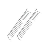 Lot de 2 tiges rabattables panier inférieur d'origine Lave-vaisselle 00668360 BOSCH