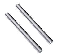 Lot de 2 tiges rondes en aluminium de 600 mm for fabrication artisanale - Barres métalliques légères et durables for projets personnalisés(17x600mm)