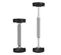 Lot de 2 tiges support télescopiques en acier inoxydable, d'évier à haute dureté, capacité charge 300 kg