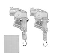 : Lot De 2 Tilters De Store Horizontal 2" - Mécanisme À Bagùette Profil Bas Avec Engrenage Hexagonal 7/32" | Tête De Commande De Tige D’Inclinaison, Pièces De Rechange Pour Bois