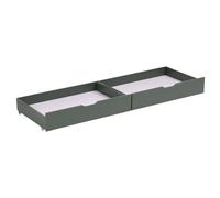 Happy Garden Tiroirs de rangement pour lit verts – Lot de 2