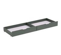 Happy Garden Tiroirs de rangement pour lit verts – Lot de 2
