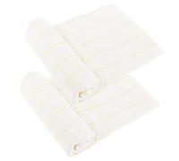 Lot de 2 tissus de 100 × 150 cm pour punch Needle - Tissu primaire pour moine - Lignes marquées pour pistolet à tufting, tissu à tufter, punch - Tissu artisanal - Tissu à moine avec lignes jaunes