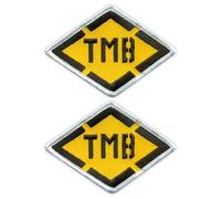 Lot de 2 - TMB - Tour du Mont Blanc - Rhombus - À coudre - Patch brodé