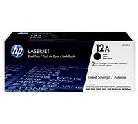 HP 12A 2-pack Black Original LaserJet Toner Cartridges cartuccia toner 2 pz Originale Nero