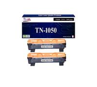 Lot de 2 Toners compatibles pour Brother HL-1110, TN1050 Noir -