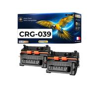 Lot de 2 Toners Génériques Noir 039 CRG039 compatibles Canon LBP 351x 2 x 10500 pages