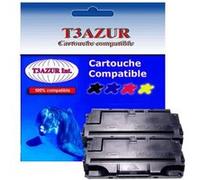 Lot de 2 Toners Laser compatibles pour Samsung ML1020, ML1020M (ML-1210D3) - 3 000 pages - T3AZUR Noir