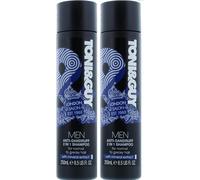 (Lot De 2) Toni & Guy Homme 2 En 1 Anti Pellicules Shampoing Et Après-Shampoing X 250 Ml Et Toni & Guy Men Nettoyage En Profondeur Shampooing X 250 Ml[Z1046]