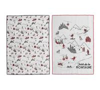 Lot de 2 torchons Alpage Amadeus