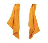 Lot de 2 torchons de cuisine 50x50 cm éponge PURE KITCHEN TERRY Or