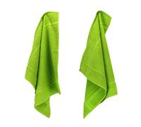 Lot de 2 torchons de cuisine 50x50 cm éponge PURE KITCHEN TERRY Pistache