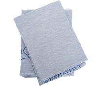 Lot de 2 torchons de cuisine toile 50x70 cm collection NAUTILUS bleu