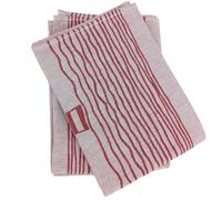 Lot de 2 torchons de cuisine toile 50x70 cm collection NAUTILUS rouge