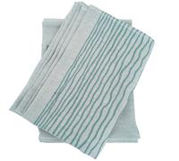 Lot de 2 torchons de cuisine toile 50x70 cm collection NAUTILUS vert