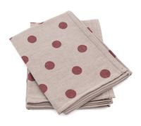 Lot de 2 torchons de cuisine toile 50x70 cm coton SPOT bordeaux