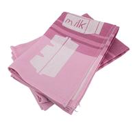 Lot de 2 torchons de cuisine toile collection BASKET 50x70 cm rose