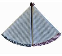 Lot de 2 torchons ronds en nid d'abeille. Dimensions : 71 x 71 cm. Fabriqués en Italie. 100 % coton.