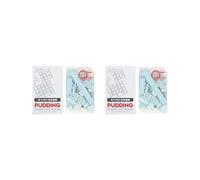 Lot de 2 touches PBT Pudding 108 touches Doubleshot pour jeu PC Bleu