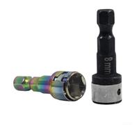 Lot de 2 tourne-écrous hexagonaux de 8 mm avec manchon sphérique non magnétique pour une utilisation en laboratoire et ingénierie de précision