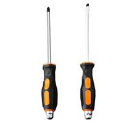 Lot de 2 tournevis antidérapants avec tête de frappe pour vis coincées Électronique et Auto Travaux ménagers