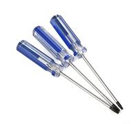 Lot de 2 tournevis de précision T8 pour t9 pour t10 pour Nintendo Switch pour console Joy-Con, poignée antidérapante en PVC pour réparation de smartphone, lot de 2 outils (2 pièces T9)