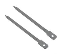 Lot de 2 tournevis de rechange 345702-4 pour cloueuse Mak compatible avec XTP01 XTP02 BPT350 BPT351 DPT350 DPT351 PT354D DPT353 AT638A Noir 0,13 cm d'épaisseur 11,1 cm