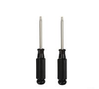 Lot de 2 tournevis de sécurité Torx pour tournevis T30 à six lobes avec tige en acier au chrome vanadium et poignée en PVC
