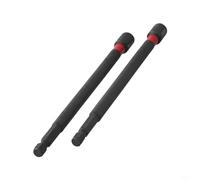 Lot de 2 tournevis hexagonaux magnétiques de 150 mm avec manchon d'extension de foret, compatible avec divers outils électriques (2 pièces, 6 mm)