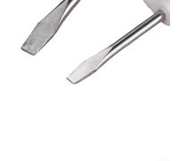 Lot de 2 tournevis pour machine à coudre - Outils de réparation - Grande et petite tête plate - En acier - Pour chanteur domestique - Papillon - Boitier de bobine - Réglage de la tension - Kit de