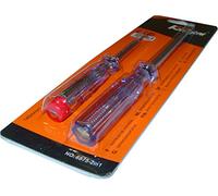 Lot de 2 tournevis testeur de tension - 140 mm + 190 mm Kang Tai