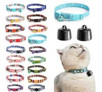 Lot de 2 Traceurs GPS for Chats et Chiens, sans Frais mensuels, compatibles iOS et Android, Collier GPS, Dispositif Anti-Perte, Mini Traceur for Animaux(Q)
