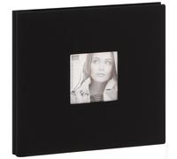 (LOT DE 2) traditionnel - 20 feuilles amovibles - 40 pages noires - 240 photos - Couverture Noire 35x31,5cm + fenêtre