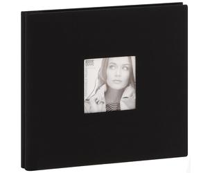 (LOT DE 2) traditionnel - 20 feuilles amovibles - 40 pages noires - 240 photos - Couverture Noire 35x31,5cm + fenêtre