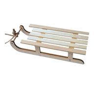 Lot de 2 traîneaux décoratifs en Bois pour Noël, traîneau Miniature Portable, modèle de Luge en Bois Rustique pour cheminée, Chambre, Porte, bibliothèque