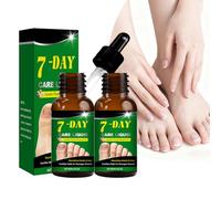 Lot de 2 traitements à l'huile pour ongles infusés au gingembre, 7 jours de traitement extra fort, 30 ml de solution pour renforcer les ongles faibles, endommagés, adoucissants pour une croissance